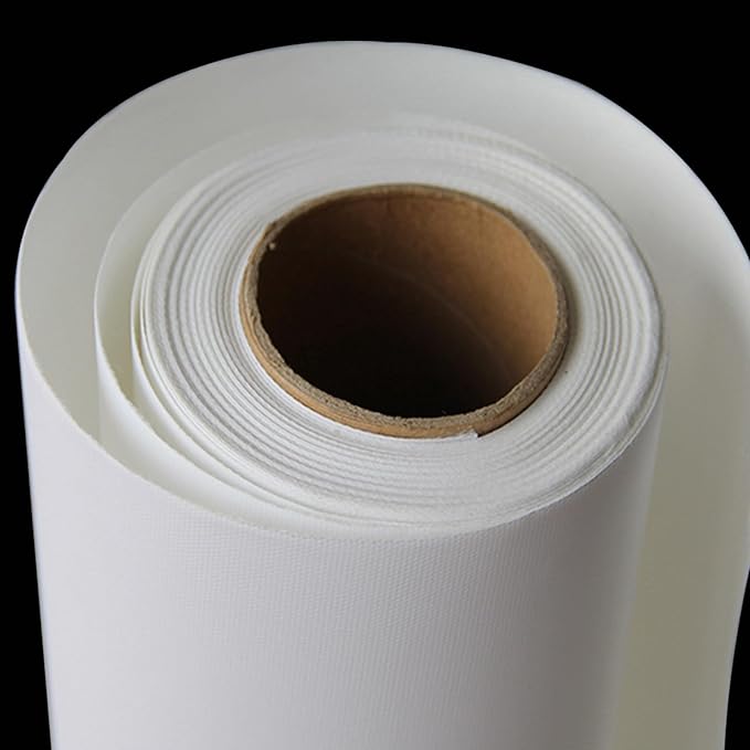 Premium Polyster Matte Canvas Roll (60 in x 40 ft) ，Waterproof Quick Dry，for Photography、Decorative Painting Advertising and Wide Format Inkjet Printing