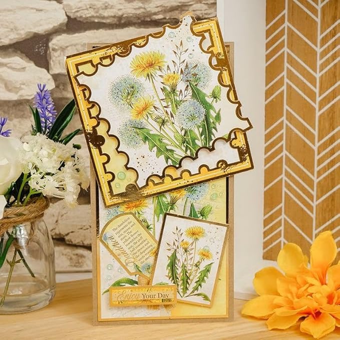 Hunkydory - Deluxe Craft Pad - Card Making Collection (Wildflowers)