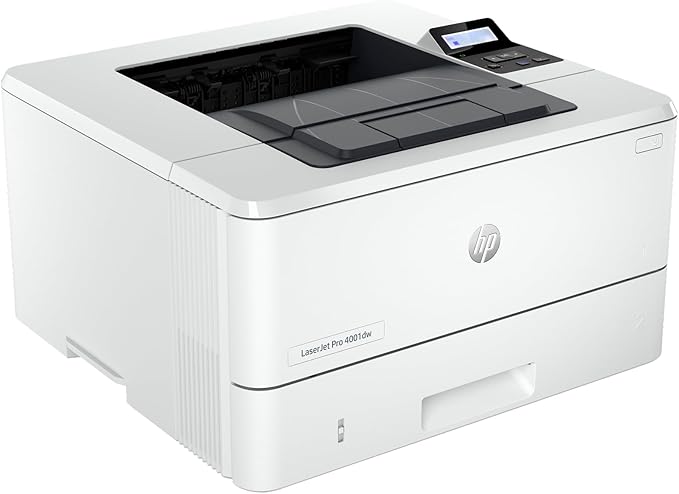 HP LaserJet Pro 4001dw Wireless Black & White Printer, Best-for-Office (2Z601F)