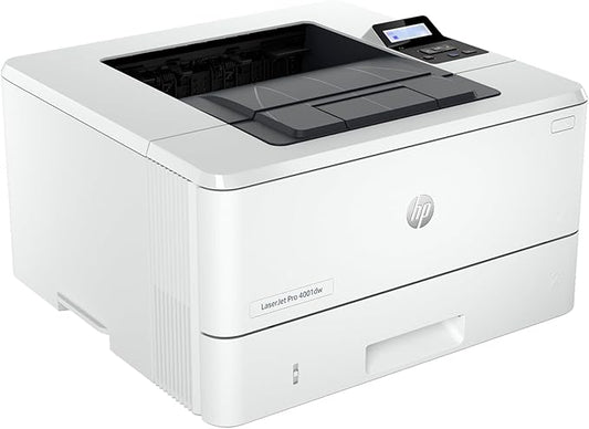 HP LaserJet Pro 4001dw Wireless Black & White Printer, Best-for-Office (2Z601F)