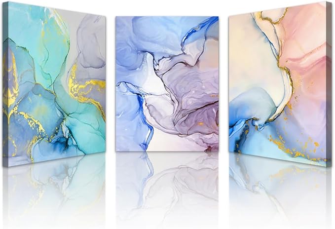 Lapremoly Frame Canvas Wall Art For Bedroom & Living Room Abstract Colorful Wall Paintings & Artworks For Office, Hotel & Home Decor