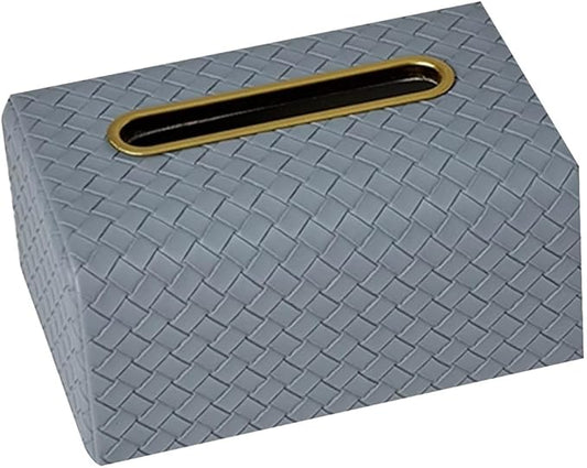Stylish Tissue Box Facial Tissue Box Cover Plastic Disposable Tissue Holder and Modern Desktop Tissue Box for Home Office Restaurant Bar Modern Tissue Box (Color : Green, Size : B) (Blue B)