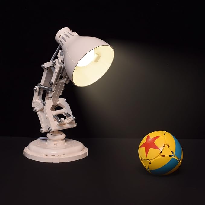 LightGo LED Kit for Disney Pixar Luxo Jr. Desk Lamp Compatible with Lego 21357 | Lighting Only-Bricks Set Not Included