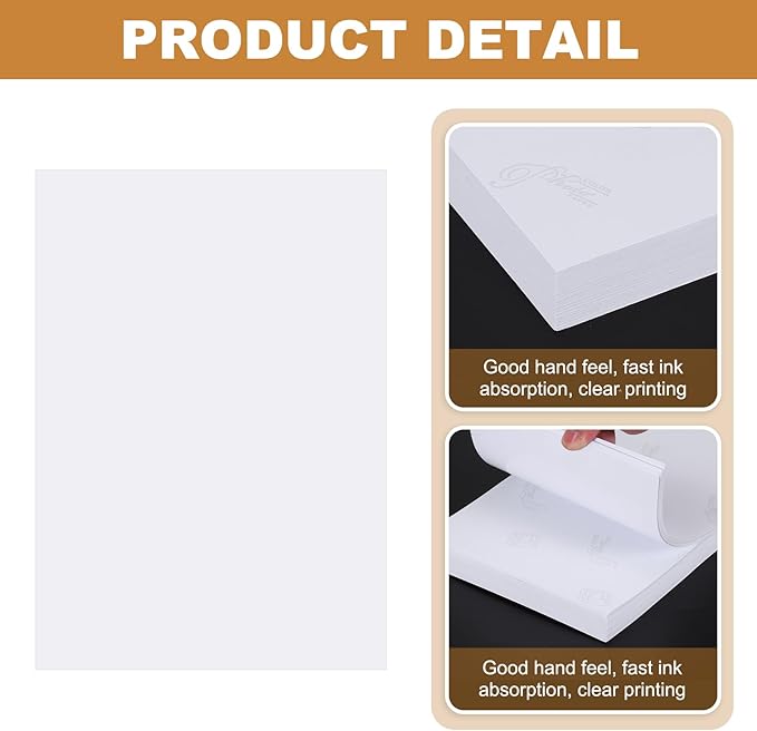 MECCANIXITY 100 Sheets Glossy Photo Paper, 3.5x5 Inches Picture Paper 210gsm Glossy Card Stock for Inkjet Printing Printer,Making Pictures Greeting Card Printing