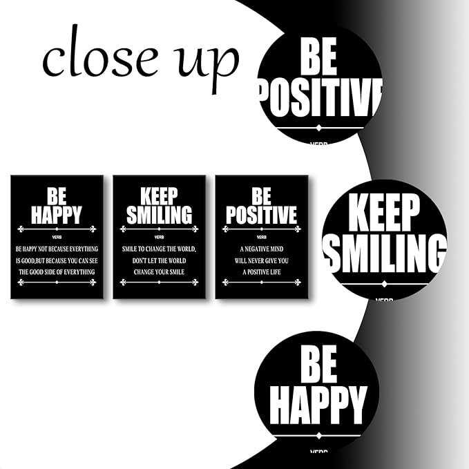 Inspirational Canvas Wall Art 3 Piece Quotes Success Entrepreneurs Posters Print Office Decor Picture Painting Artwork for Office Bedroom Bathroom Wall Picture Ready to Hang [36''W X 16''H]