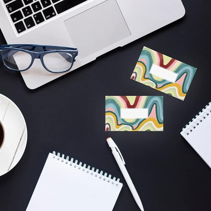 Business Cards Customize with Colorful Templates, Custom Business Cards Personalized with Your Logo, 3.5"X 2" 300gsm Matte Paper for Small Business