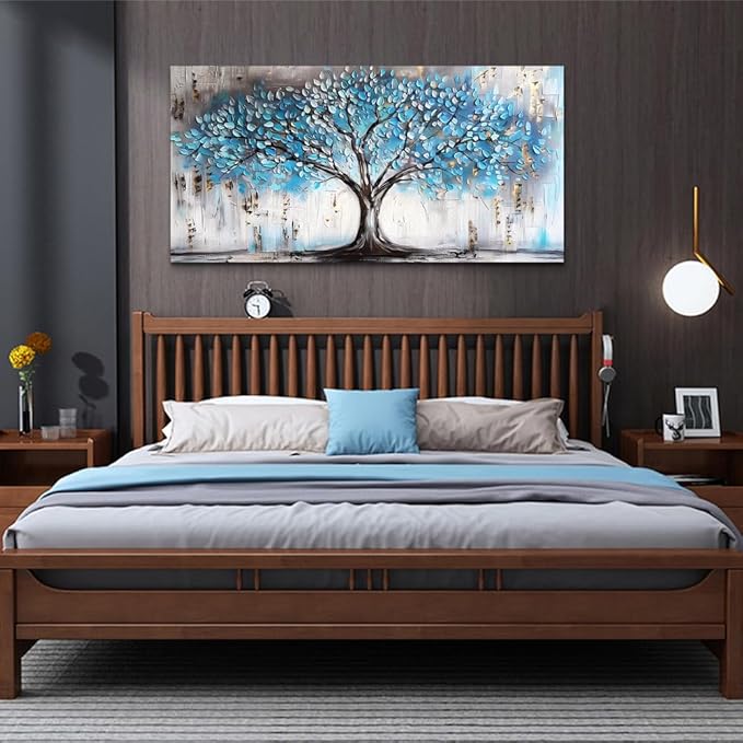 Wapluam Farmhouse Canvas Wall Art - Large Abstract Wall Pictures for Living Room, Bedroom, Office Decor