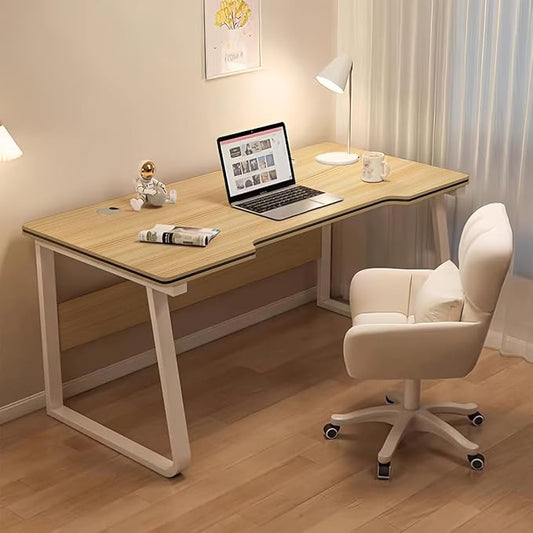 Gaming Desk Computer Writing Table Student Art Modren Simple Style PC Wood Suitable for Home, Office