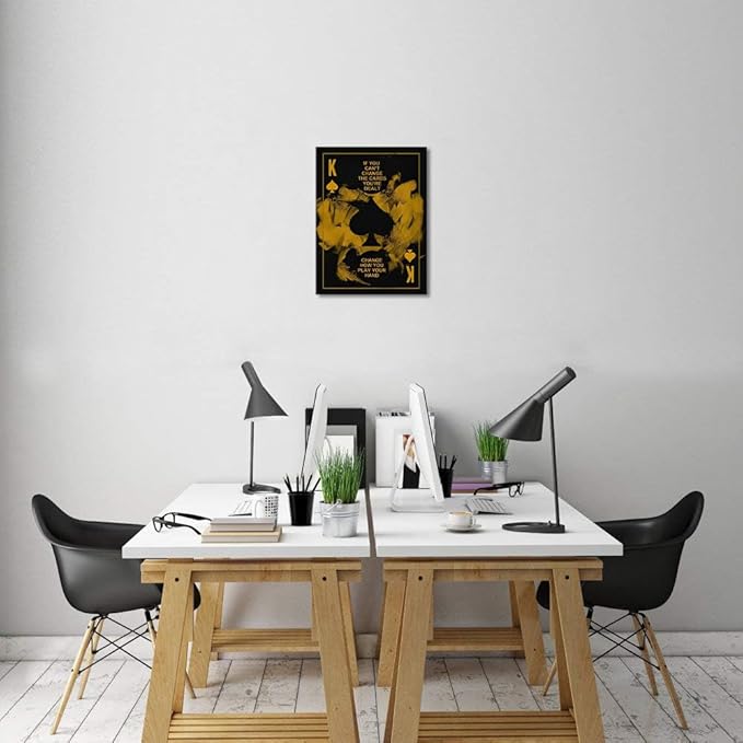 Novatique Motivational Canvas Wall Art Inspirational Entrepreneur Quotes Wall Decor Inspirational Motivational Office Wall Painting Contemporary Home Workspace Desk Decorations,12 x 16inch