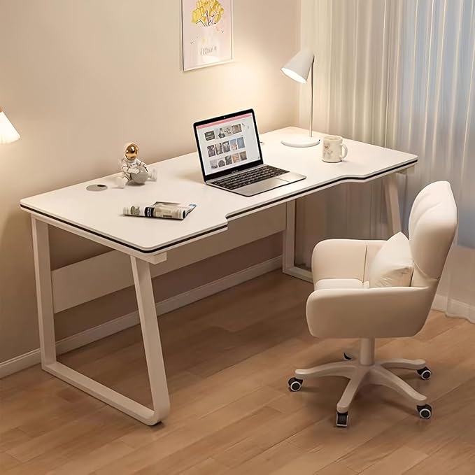 Gaming Desk Computer Writing Table Student Art Modren Simple Style PC Wood Suitable for Home, Office