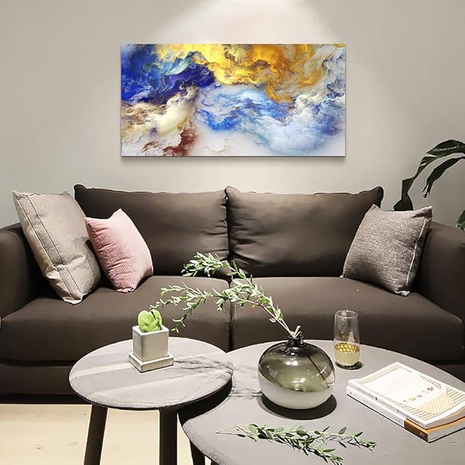 Lapremoly Large Canvas Wall Art For Living Room Modern Wall Decor For Office Bedroom Wall Decor Abstract Fashion Watercolor Wall Paintings Pictures Artwork Home Wall Decoration Posters 24x48 in