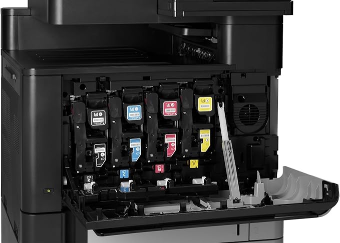 HP Color LaserJet Enterprise Flow MFP M880z All-in-One Office Printer – Print Scan Copy Fax, Up to 45 ppm, Automatic Duplex, 8" Touchscreen, Network Ready, High-Volume Business Laser MFP (Renewed)