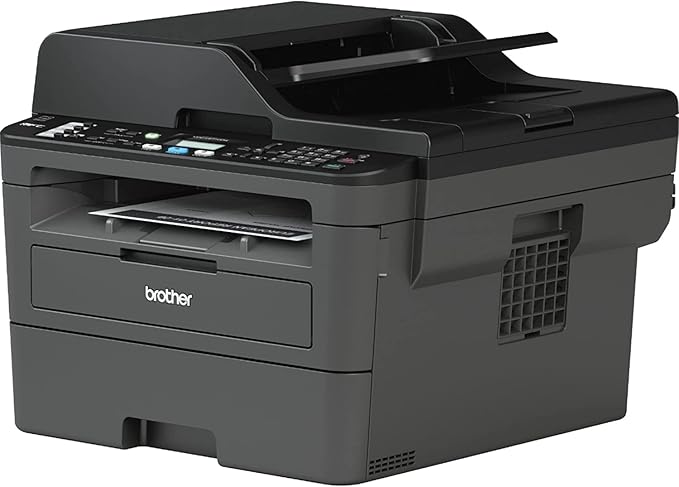 Brother MFC-L2710DW Wireless All-in-One Monochrome Laser Printer for Home Office, Black - Print Copy Scan Fax - 32 ppm, 2400 x 600 dpi, 50-Sheet ADF, Auto Duplex Printing, Two-line LCD, Tillsiy
