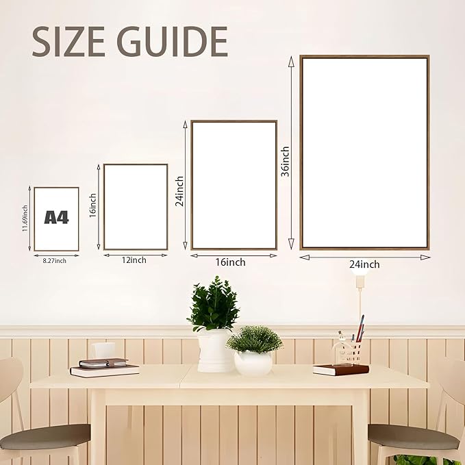 myusuar 3 Piece Large Modern Abstract Canvas Framed Wall Art For Living Room, Beige Minimalist Wall Art Decor Posters Prints For Bedroom Office, 24x36in