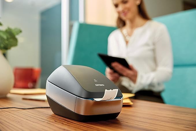 DYMO LabelWriter Wireless Label Printer | Direct Thermal Printer Great for Shipping Warehouse Labels Name Badges Barcodes and More Connect Through Wi-Fi for Home & Office Organization Black