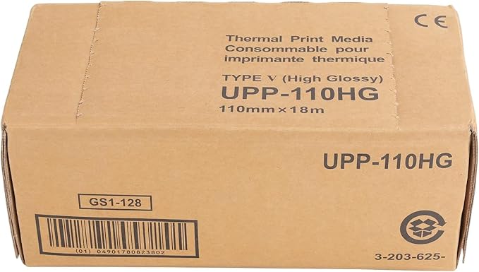 UPP-110HG High Gloss Ultrasound Paper Film/Media,Replacement for Sony Upp-110HG,110 mm x 18m (10)