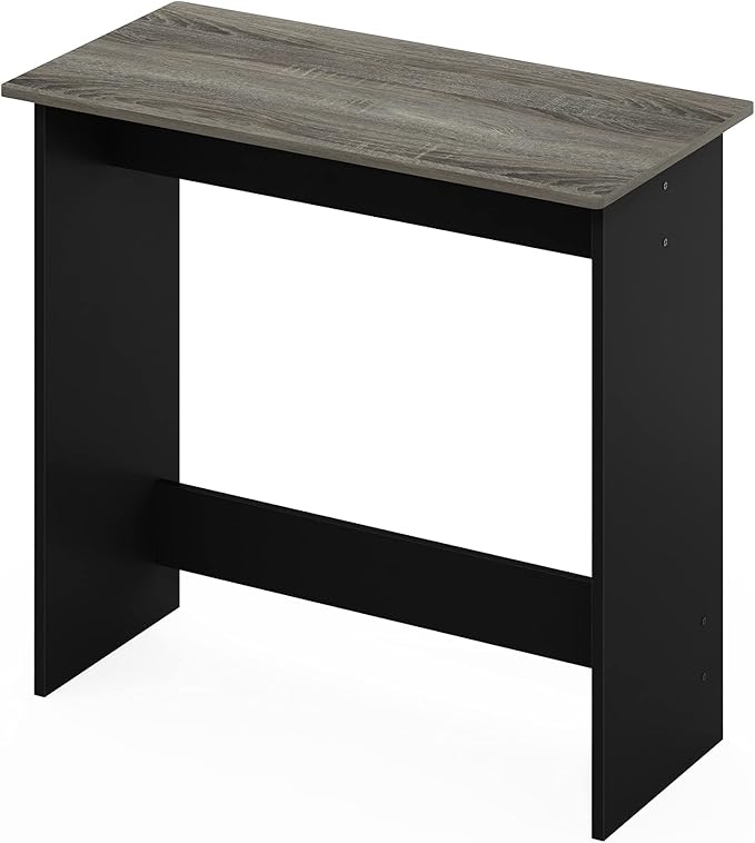 FURINNO Simplistic Study Table For Residential Use, French Oak Grey, 15.5 in x 31.5 in x 29.75 in (D x W x H)