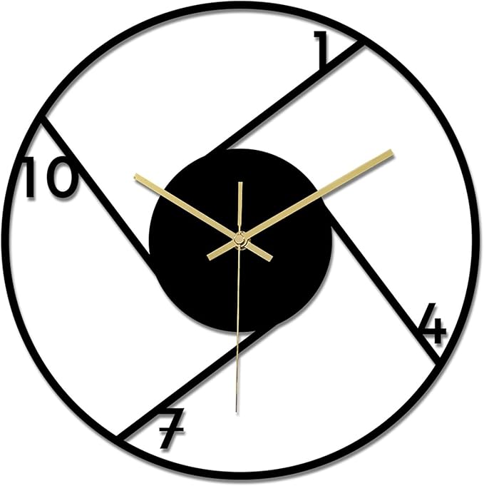 Wall Clock Accurate Timekeeping Wall Clock Not Ticking Battery Operated Wall Clock Minimalistic Wall Clock for Kitchen Offices Clock (Jscc003 A)