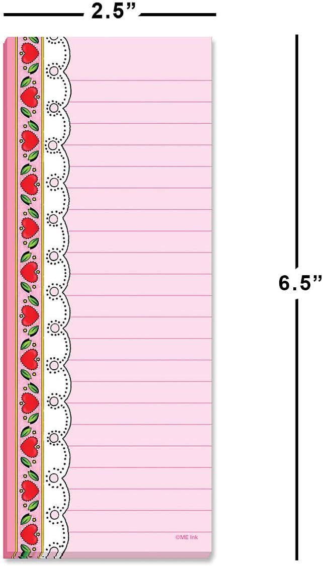 Current Mary Engelbreit Seasonal Magnetic Notepad Set – Set of 12 Mini Memo Pads, 12 Designs, 30-Sheet Pads, 2½ x 6½ Inches, Shopping List, To-Do Notes, Printed in The USA