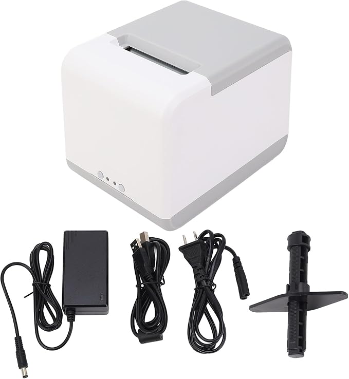 Hyuduo Thermal Label Printer 3 Connection Options Customizable Printing with USB Ideal for Home Office Business Use and on The go Compatible with Multiple Systems (US Plug)
