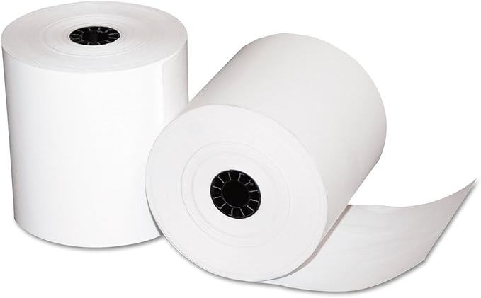 Quality Park Thermal Rolls, Single-Ply, 3-1/8"x230'. 50/CT, White (QUA15616)