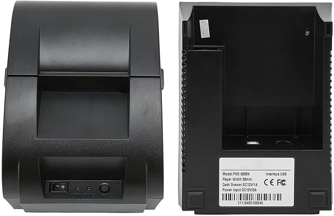 Luqeeg Bluetooth Thermal Label Printer, Shipping Label Printer with 90 mm/s High Speed, TPH Coating Black Label Print Tool, Desktop Sticker Printer for Mobile Office, Traveling, Daily Calendars(US)