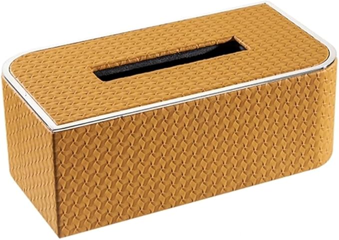 Stylish Tissue Box High-Grade Tissue Box Creativity Tissue Box and Bathroom Facial Napkin Box for Bedroom Vanity Offices Home Gift Decor Modern Tissue Box (Color : White, Size : Small) (Orange Large)