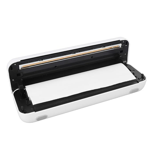 Portable Thermal Printer, Wireless Portable Printer Small Inkless Printer Compatible with Phone and Laptop for Home Office, Lightweight, Compact and Easy to Carry for Business,