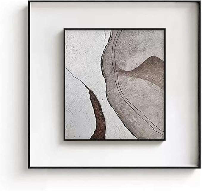LEIYTFE Canvas Wall Art Painting for Living Room Abstract Wall Hanging Prints,Home Decor Modern Artwork,Canvas Pictures for Wall, Office Decor Décoration Murale (Color : B, Size : 70x70cm)