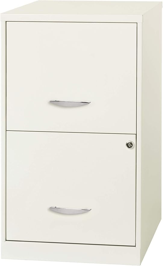 18" Deep 2 Drawer Metal File Cabinet