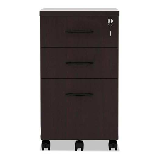 Alera Valencia Series Mobile Box/Box/File Pedestal File ALEVA572816MY Each