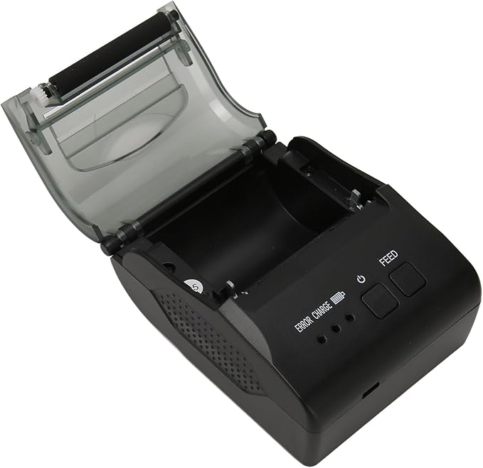 BAFOVY 58mm Thermal Printer BT4.0 with USB Interface, Suitable for Office Restaurant Logistics, Supports Printing Speed, 203DPI Accuracy, 100km TPH