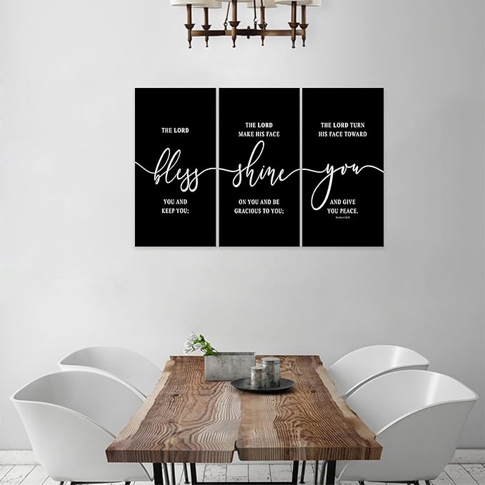 Office Wall Art-3 Panel Motivational Wall Art, Inspirational Quotes Canvas Art for Home Office Wall Decor,Positive Quote Wall Decor, Entrepreneur Words Poster Frame for Company Wall Decor 12”x24”x3Pcs