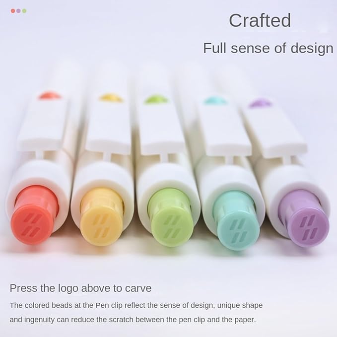 MengRan Gel Ink Pen Set,0.5mm Fine Point Tip,Quick Drying Ink, Kwaii Pretty Cute Pens Gifts for Girls (5 Pcs University-Black Ink)