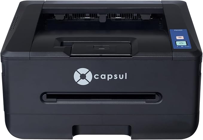 PB3300 Monochrome Laser Printer – 33 PPM Wireless Printer, Auto Duplex, WiFi & Ethernet, AirPrint & Mopria, 250-Sheet Tray, Compact Office Printer for Home & Small Business
