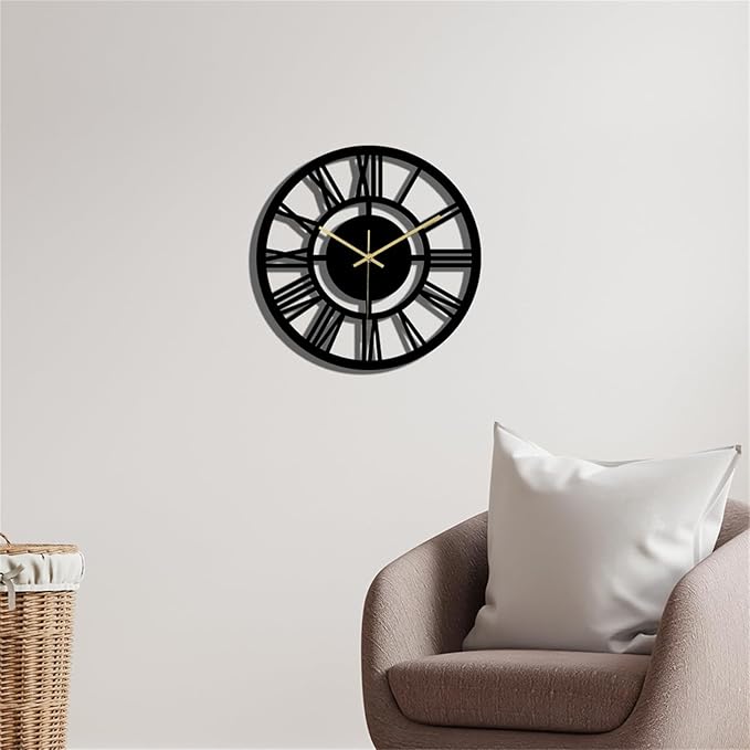Wall Clock Accurate Timekeeping Wall Clock Not Ticking Battery Operated Wall Clock Minimalistic Wall Clock for Kitchen Offices Clock (Jscc003 A)