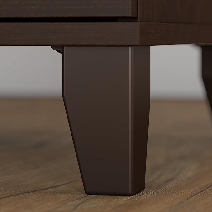 Bush Home 72-inch Home Office Desk with Drawers, Large Computer Table for Personal Workspace, Somerset Collection, Mocha Cherry