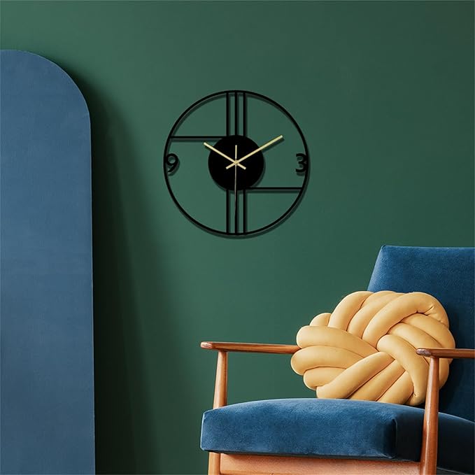 Wall Clock Accurate Timekeeping Wall Clock Not Ticking Battery Operated Wall Clock Minimalistic Wall Clock for Kitchen Offices Clock (Jscc012 A)