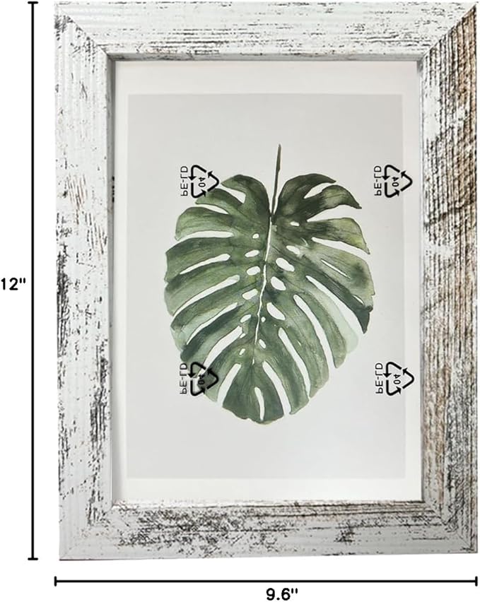 Rustic Picture Frames,10 Pack Collage Picture Frames,Gallery Wall Frame Set with Two 8x10, Four 5x7, Four 4x6, Farmhouse wood Photo Frames for living room Wall Gallery Decor or Desk, rustic white
