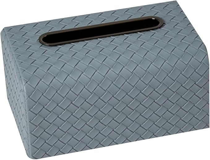 Stylish Tissue Box Facial Tissue Box Cover Plastic Disposable Tissue Holder and Modern Desktop Tissue Box for Home Office Restaurant Bar Modern Tissue Box (Color : Green, Size : B) (Blue Multi)