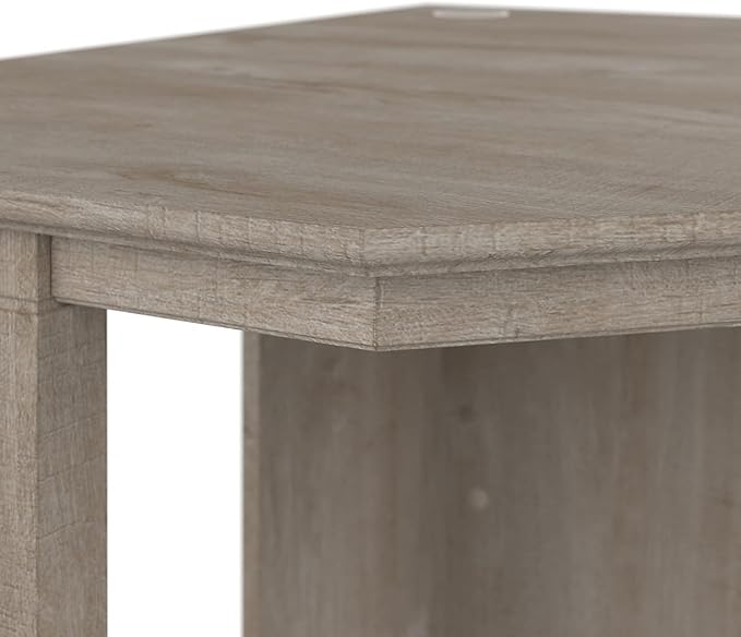 Bush Home Key West Small Corner Desk in Washed Gray