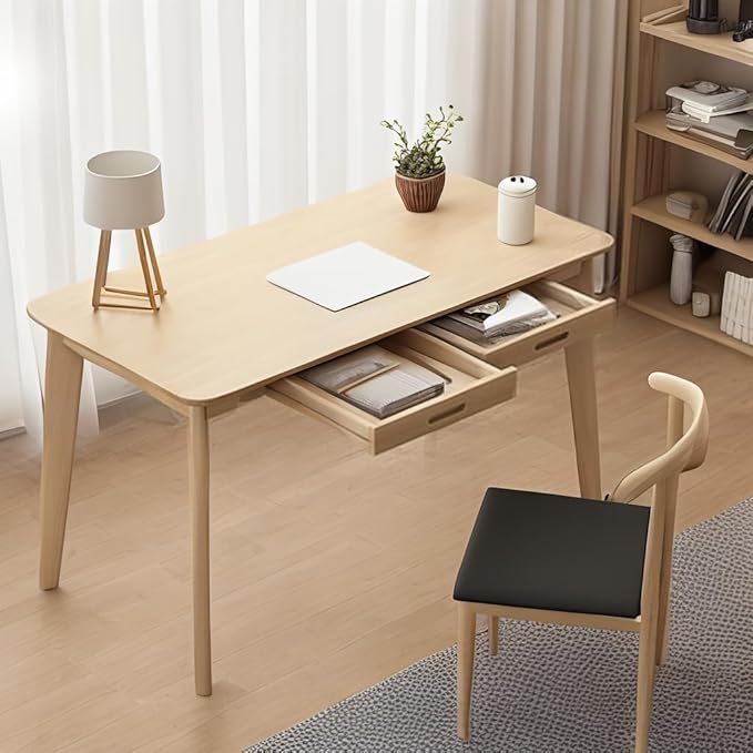 Writing Computer Desk Office Desk Computer Table Study Writing Desk with 1 Drawer for Home Office Modern Furniture