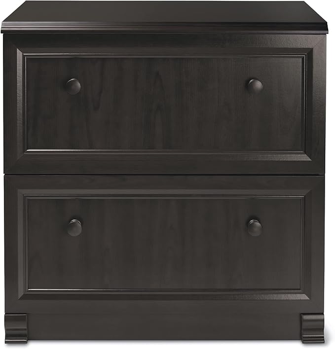 Realspace® Broadstreet 29-1/2"W x 19" D Lateral 2-Drawer File Cabinet, Walnut