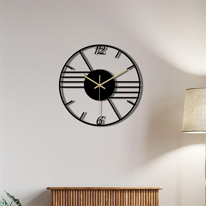 Wall Clock Accurate Timekeeping Wall Clock Not Ticking Battery Operated Wall Clock Minimalistic Wall Clock for Kitchen Offices Clock (Jscc018 A)