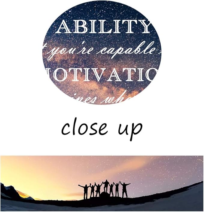 Inspirational Office Wall Art Ability is What You're Capable of Doing Quotes Wall Decor Motivational Attitude Saying Artwork for Living Room Office Home Classroom Framed 16" Wx12 H