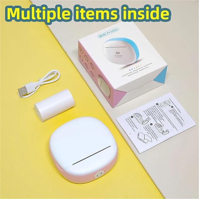 Label Printer, X10 Portable Thermal Mini Printers Wireless Bluetooth Inkless Sticker Maker Printer for Office School for Travel(X10-B-standard)