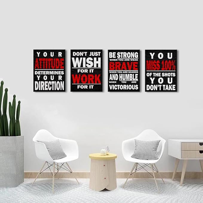Office Wall Décor Black and White Canvas Wall Art Quotes Home Office Décor Wall Art For Office Office Wall Art Motivational Posters For Office Wall Decor For Office Inspirational Wall Art For Office,