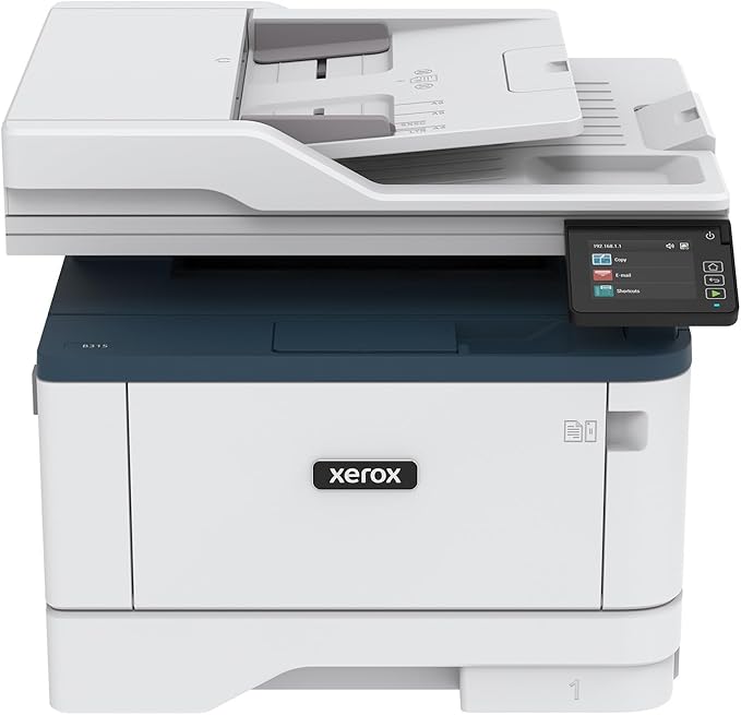 Xerox B315DNI All-in-One, Laser, B&W, Wireless, RADF, Letter, Print, Scan, Copy, Fax, Energy Star Certified, Up to 42PPM