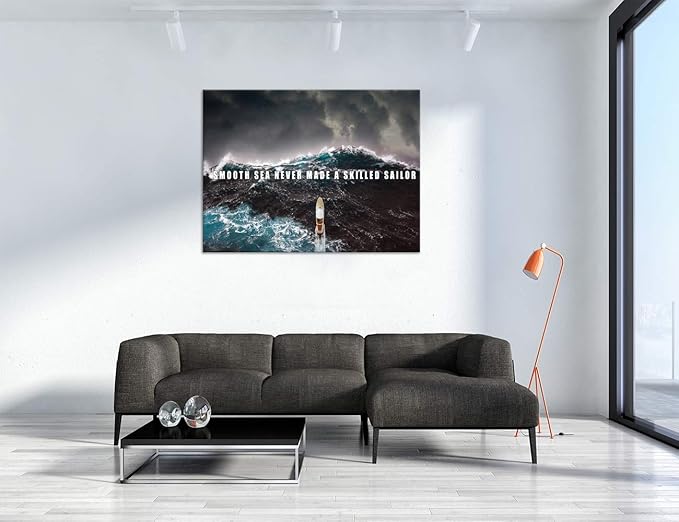 Inspirational Office Wall Art Decor Inspiration Motivation Canvas Painting Modern Motivational QuotesPosters Prints Artwork Living Room Home Office Bedroom Decor Framed Ready to Hang (28”Hx44”W)