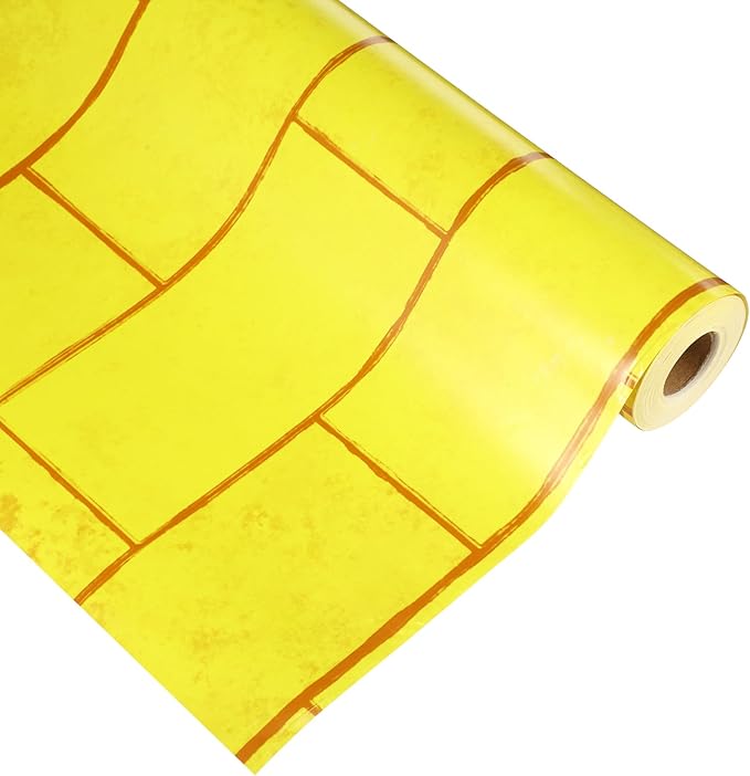 Tenceur Bulletin Board Paper 24 Inch x 100ft Fade Resistant Paper Roll for Classroom Decor (Yellow Brick)